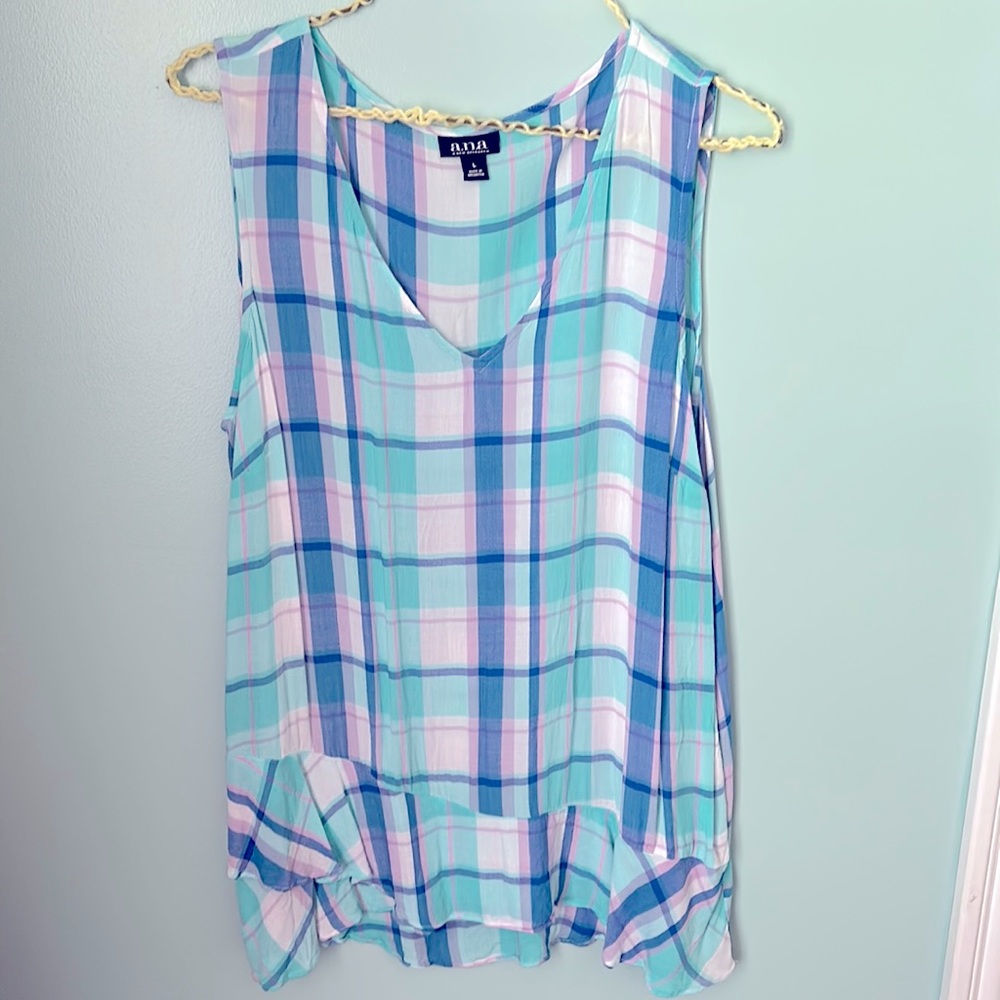 Summer Blue Dress Tank